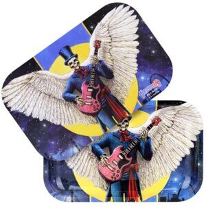 Grateful Dead Angel Music Rolling Tray ~ w/Magnetic Lid ~ 11" x 7" ~ Brand New!
